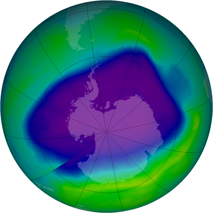 Ozone Map 2006-09-25